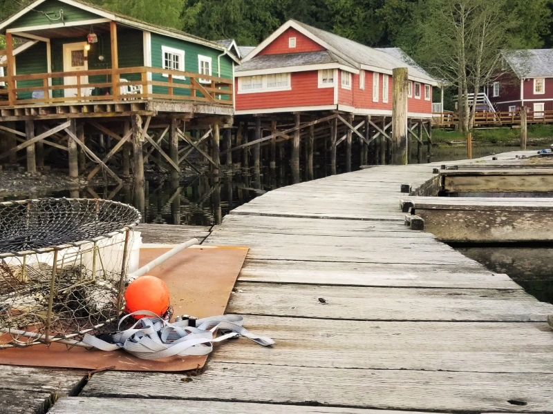 Telegraph Cove Holzstege, Kanada