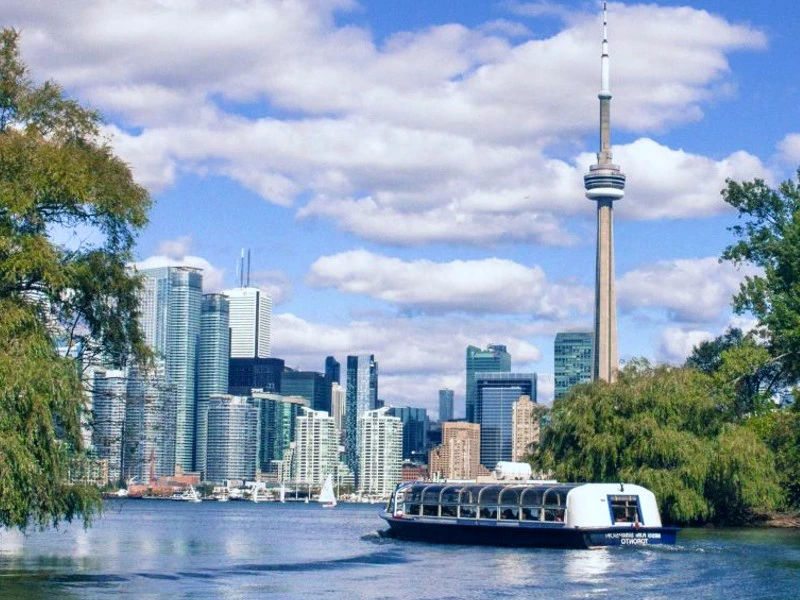 Bootstour durch den Hafen von Toronto, Kanada