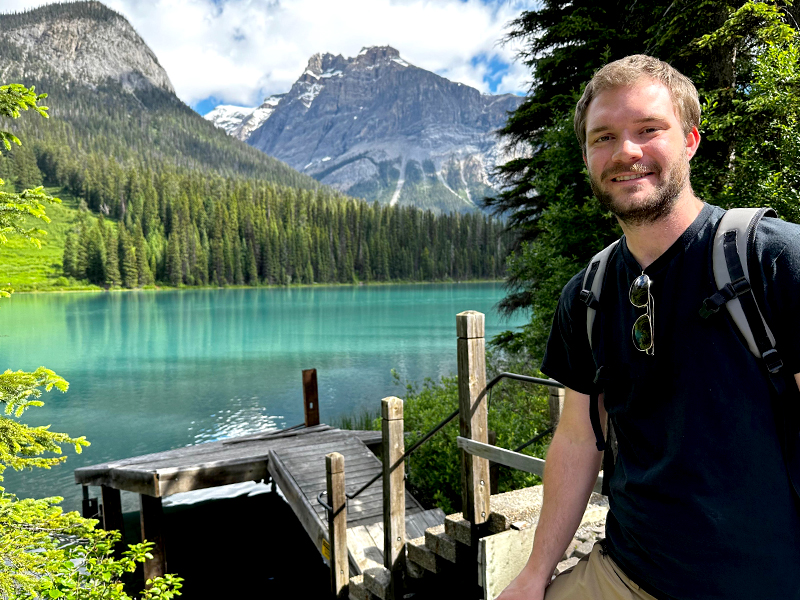 Yannick im Yoho NP Kanada