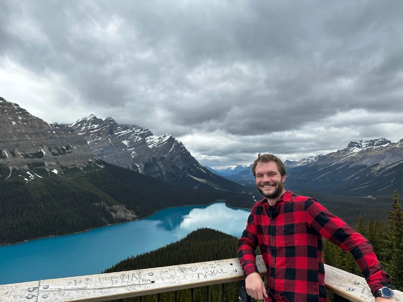 Yannick beim Icefields Parkway
