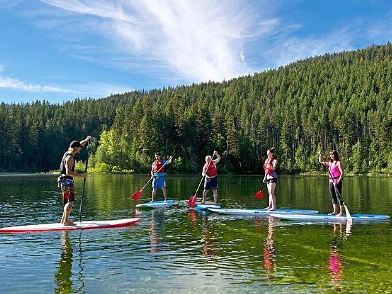 Kanada Rundreise Stand up Paddeling