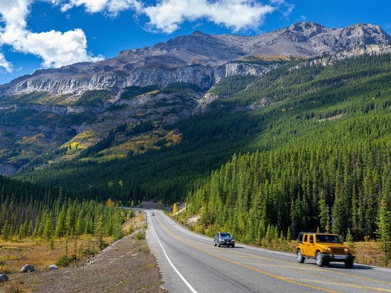 Kanada andersom weg icefields parkway
