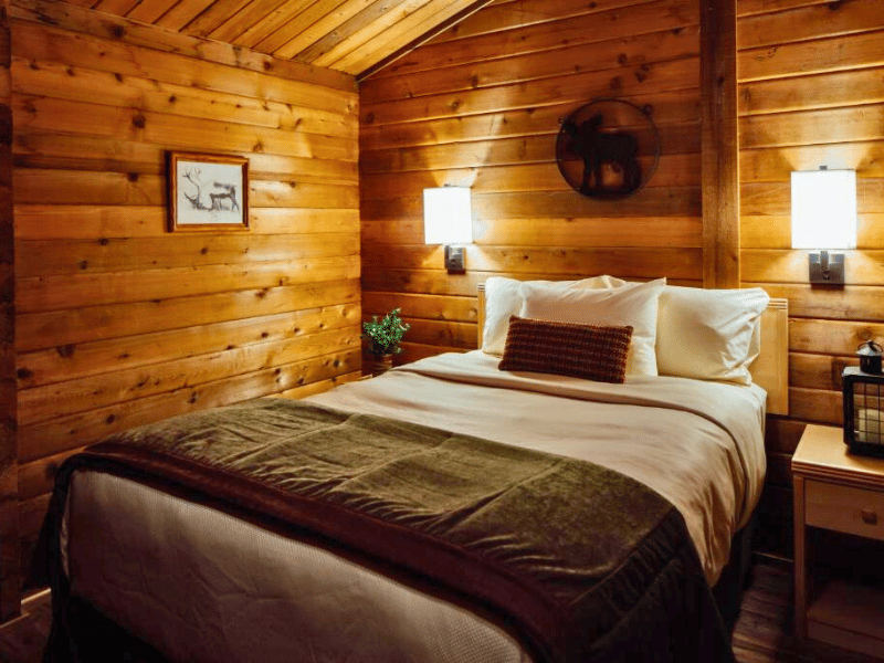 Zimmer in der Denali Cabin
