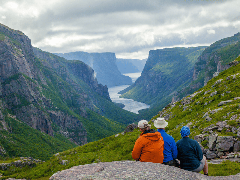 Ausblick auf den Western Brooke Pond