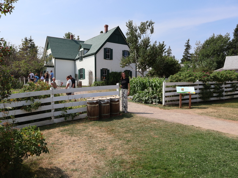 Haus von Anne of Green Gables auf Prince Edward Island mit Garten