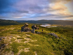 Weite Landschaft in Labrador