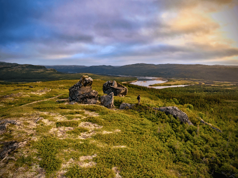 Weite Landschaft in Labrador