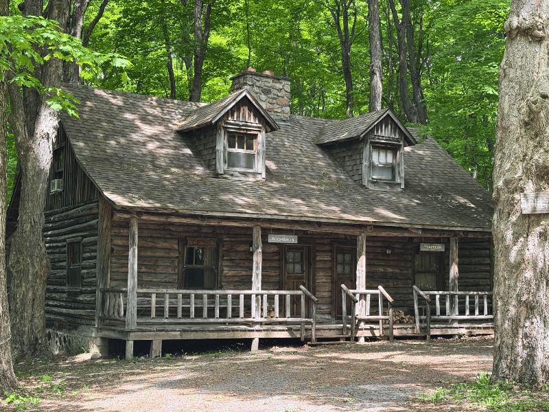 Blockhütte in Kanada