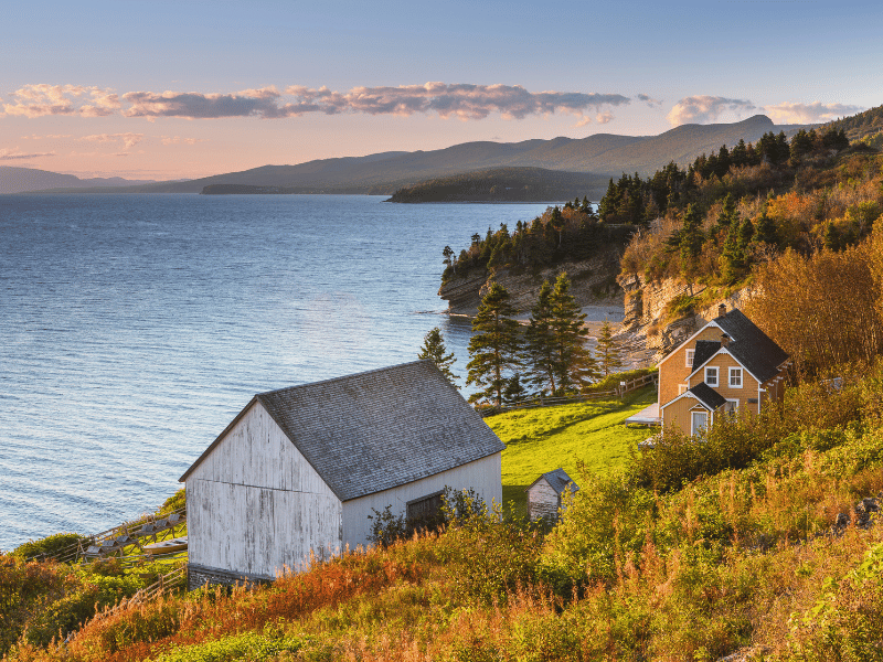 Gaspesie Küste in Kanada