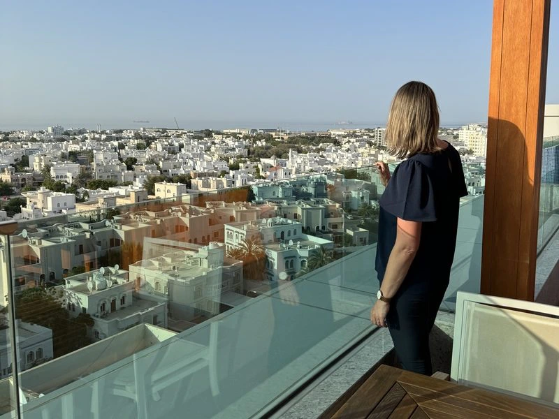 Oman Maskat Hotel Terrasse