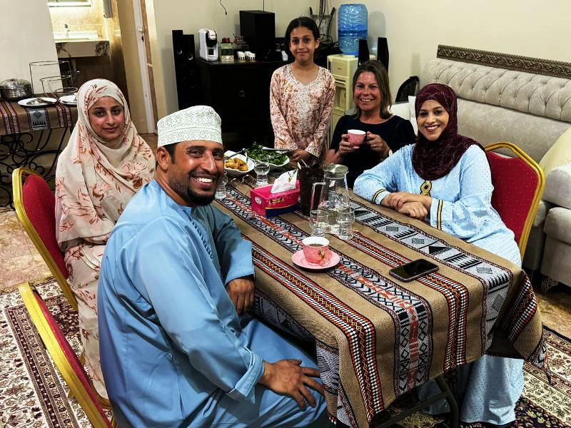 Essen bei Einheimischen Maskat Oman