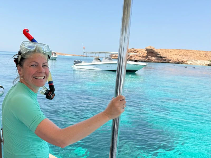 Reisender Daymaniyat Inseln, Oman