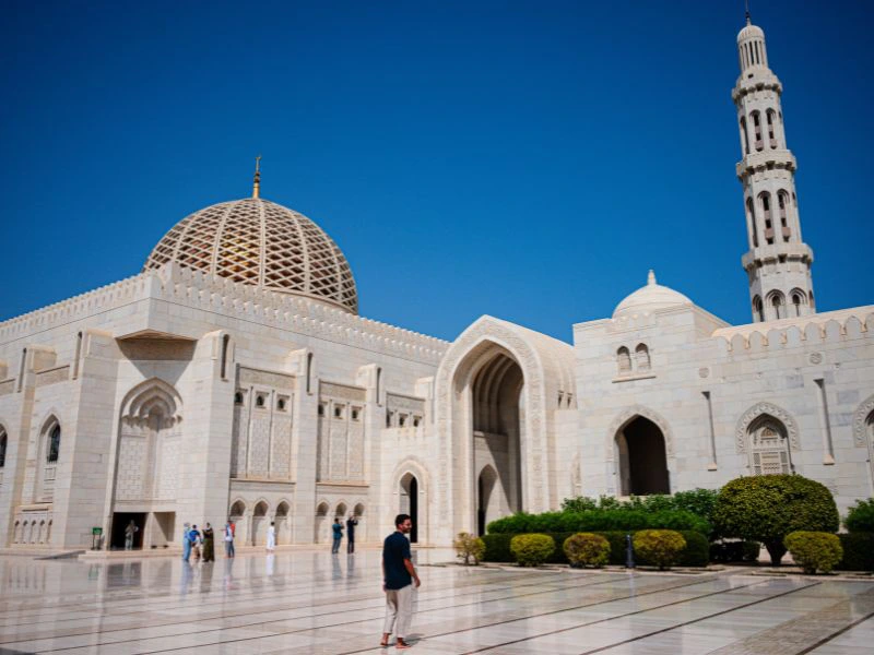 Große Moschee in Maskat Oman