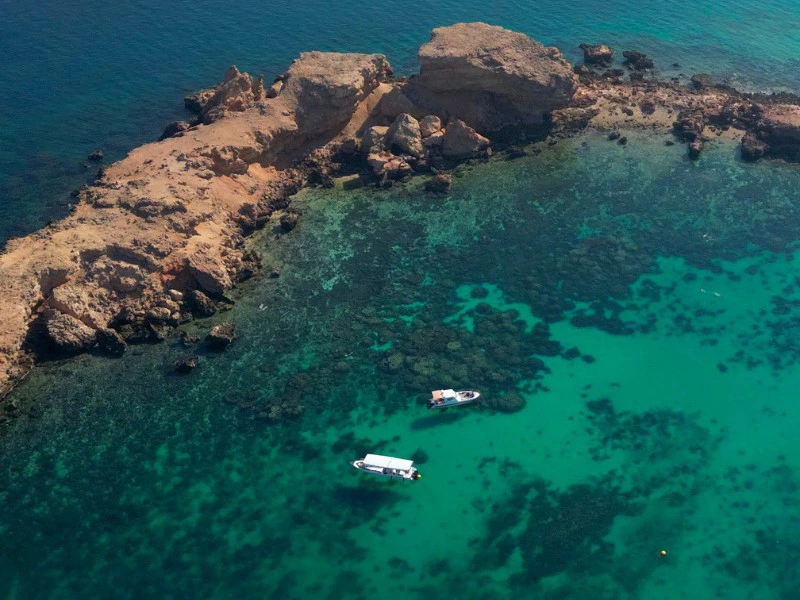 Daymaniyat Islands von oben Oman