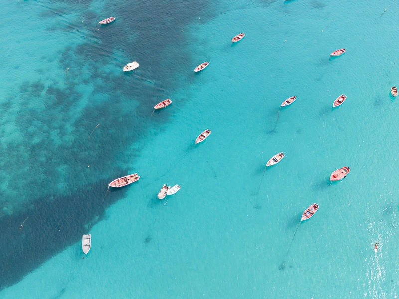 Blaue Lagune auf Sal Kapevrden