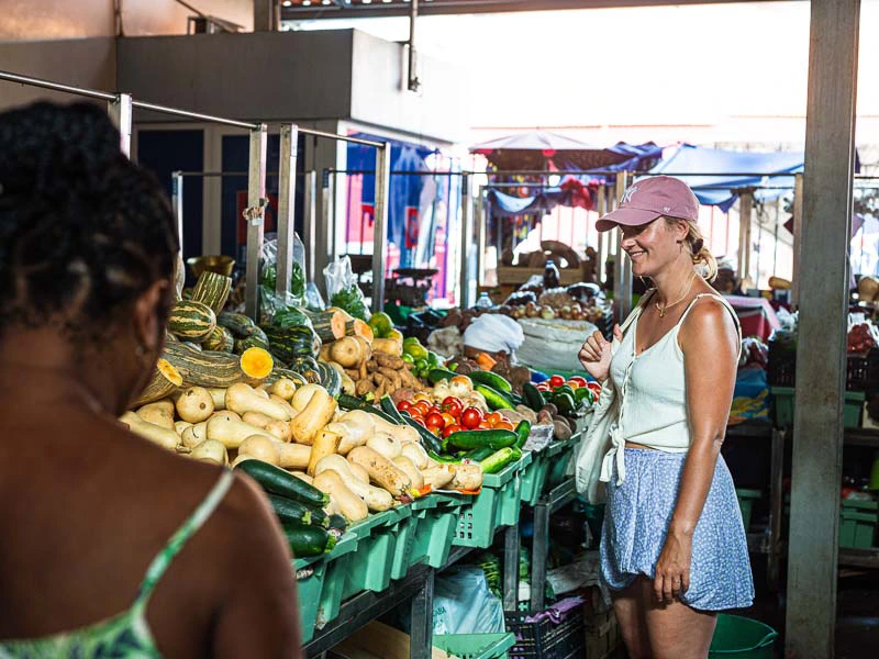 Lokaler Markt Santiago Kapverden