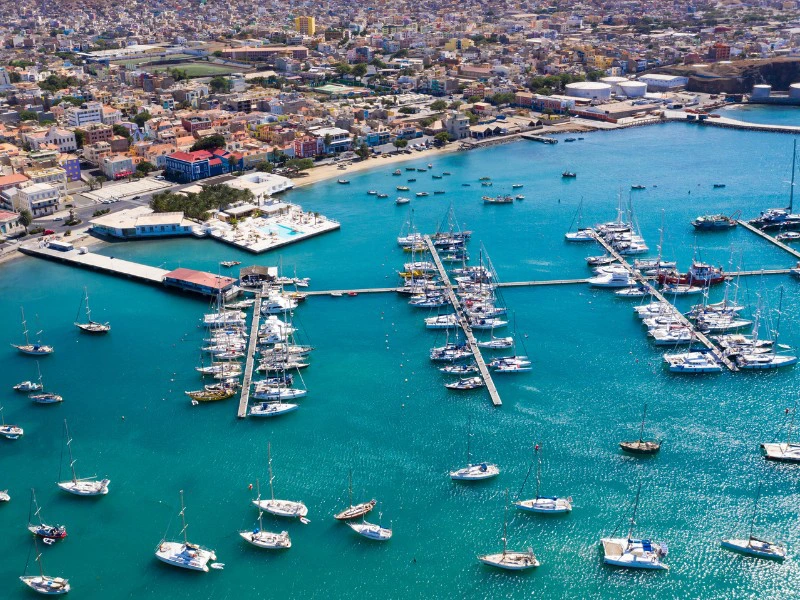 Mindelo auf den Kapverden Hafen