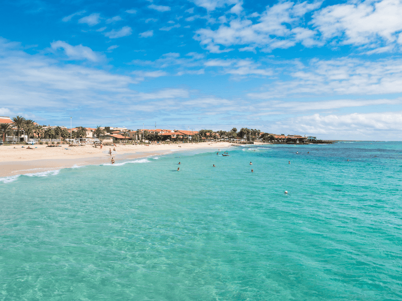 Strand Santa Maria auf der Insel Sal