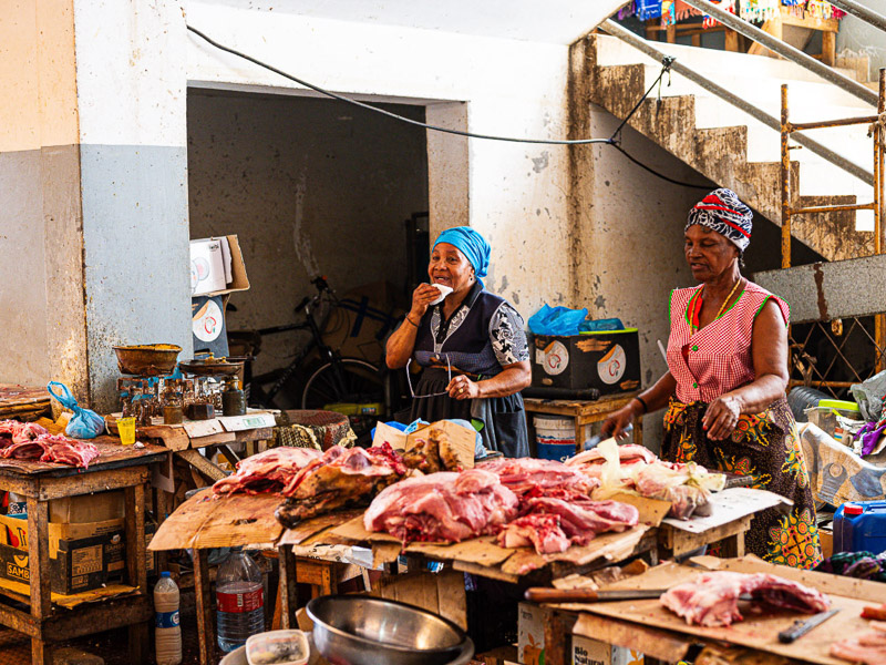 Markttreiben Santiago Kapverden