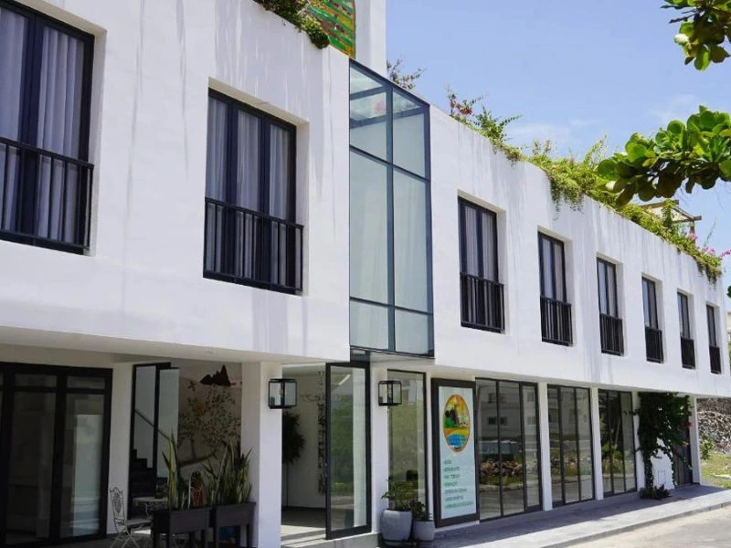 Kapverden Rundreise Unterkunft Praia Hotel von außen