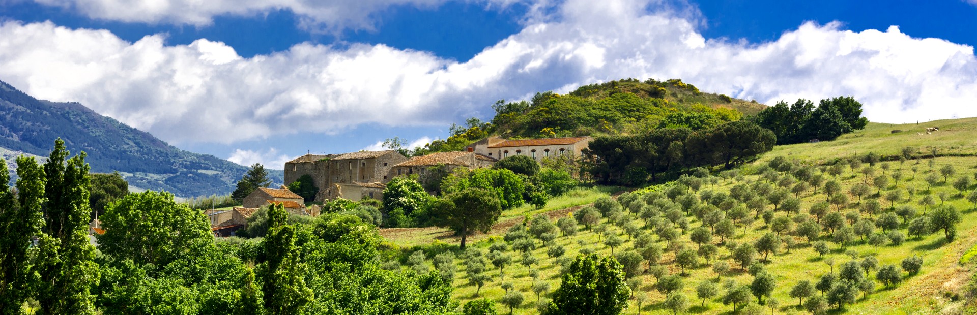 Landschaft bei Piazza Armerina auf Sizilien