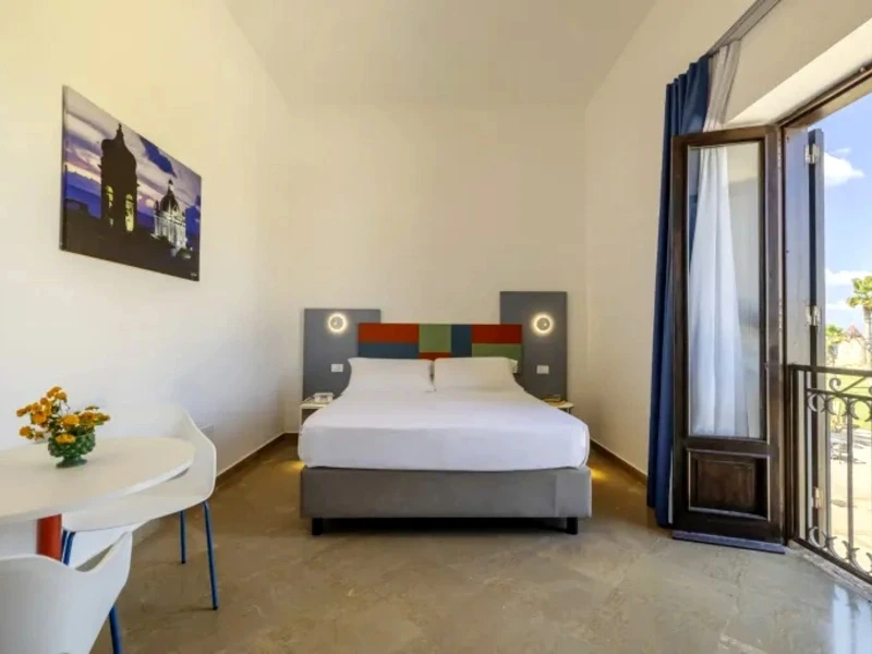 modernes Doppelzimmer in Trapani