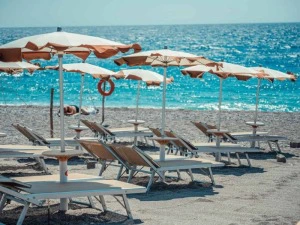 Strand in Letojanni
