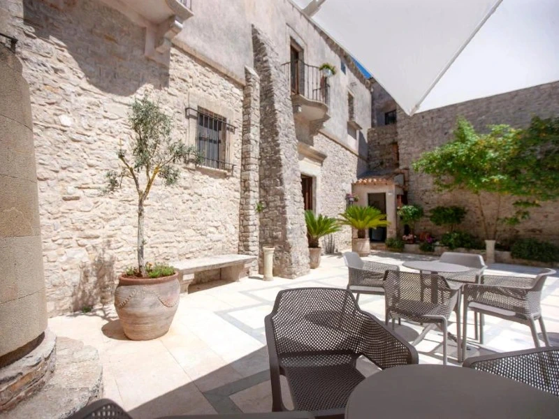 gemütliche Terrasse in Erice