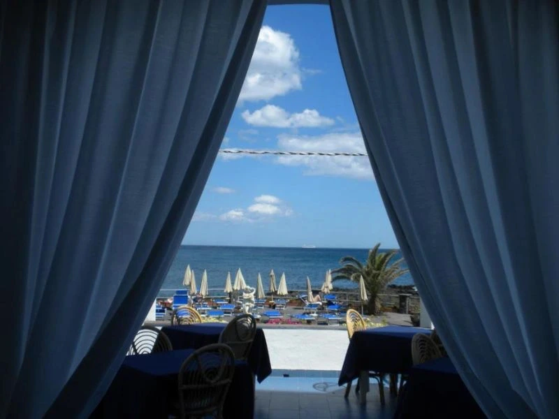 Ausblick auf Terrasse in Giardini Naxos