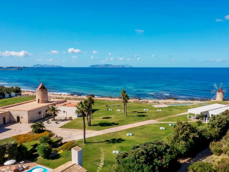 Bilck aufs Meer bei Trapani