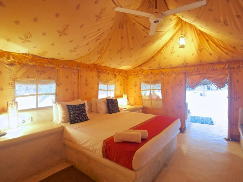 Zimmer im Kalpitiya Strand Hotel, Sri Lanka