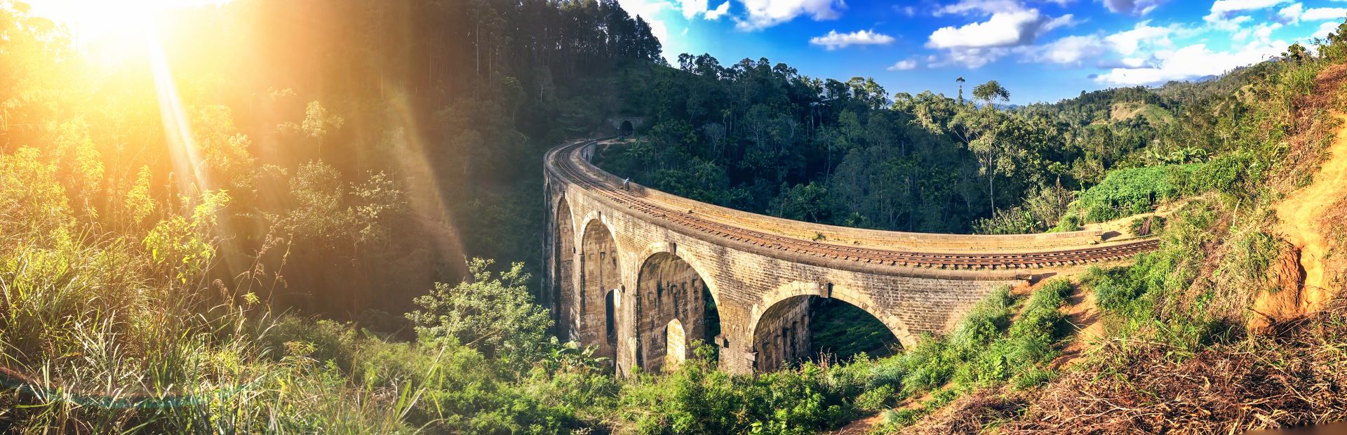 Zugbrücke in Sri Lanka