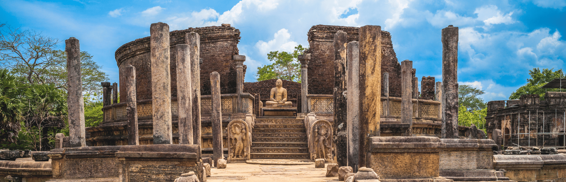 Tempel in Polonnaruwa in Sri Lanka