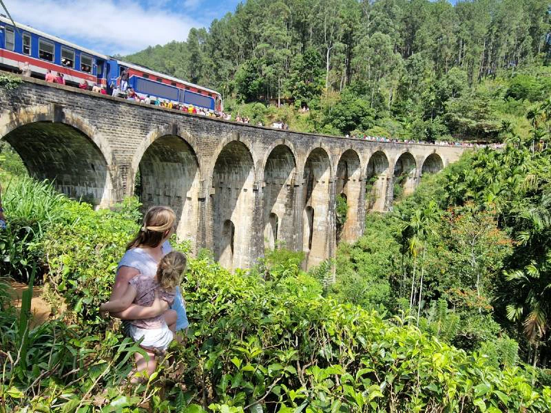 Nine Arches Bridge bei Ella in Sri Lanka