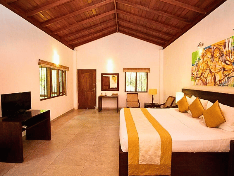 Zimmer im Komforthotel in Sigiriya in Sri Lanka