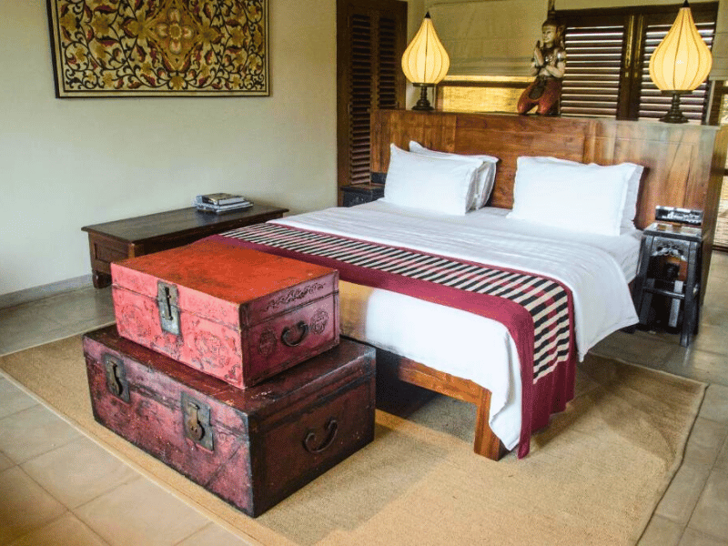 Zimmer im Designhotel in Sigiriya in Sri Lanka