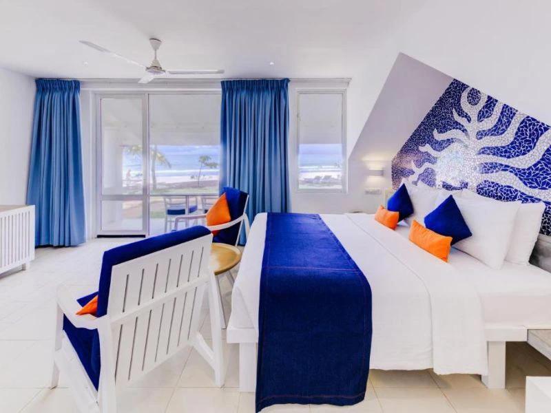 Zimmer im komfortablen Hotel in Trincomalee, Sri Lanka