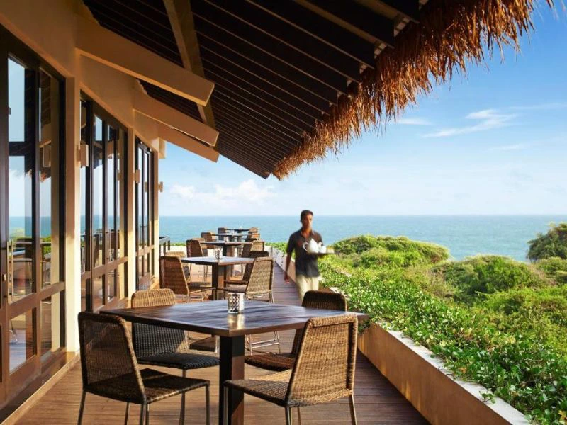 Terrasse im Komfort Hotel im Yala Nationalpark