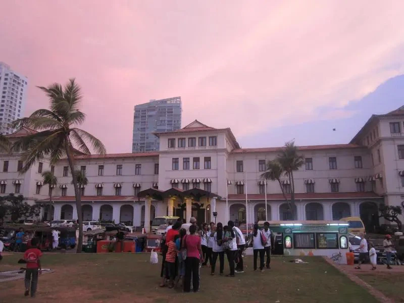 Straßenszene in Colombo