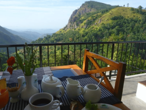 Ausblick vom Hotel in Ella, Sri Lanka