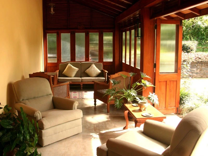 Veranda im Homestay in Kandy, Sri Lanka