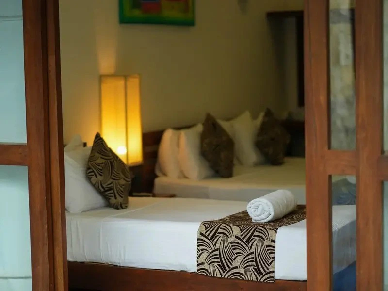 Hotelzimmer im Udawalawe Nationalpark