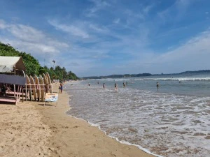 Strand der Weligama Bay, Sri lanka