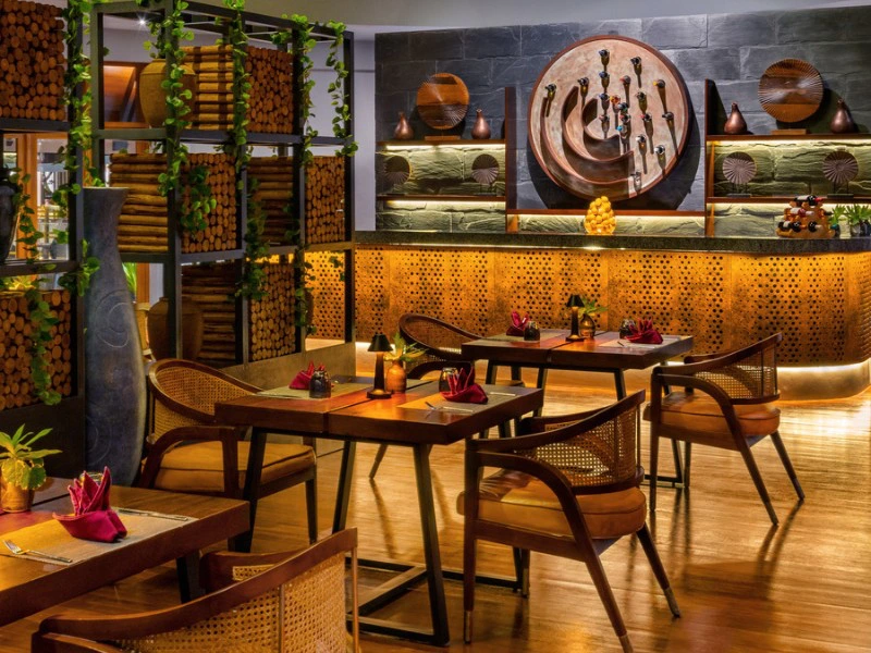 Restaurant im Standard Hotel auf den Malediven