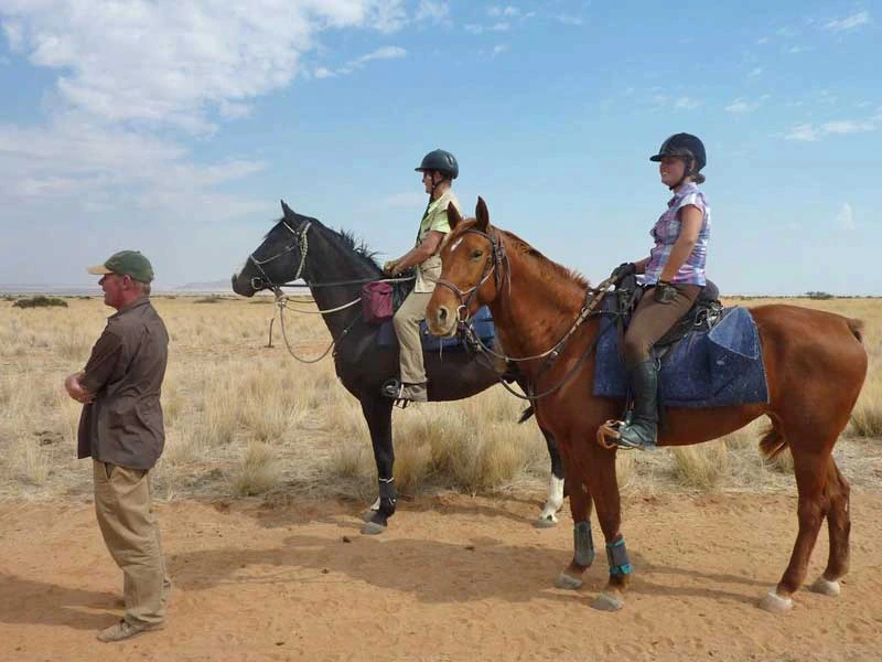 Namibia Special Stay Unterkunft Ausritt mit den Ranch Pferden