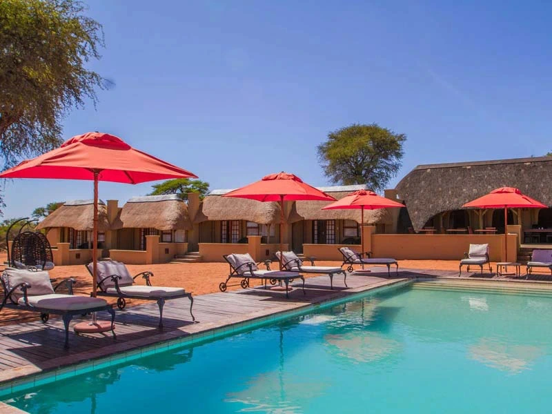 Kalahari Namibia Unterkunft Poolbereich