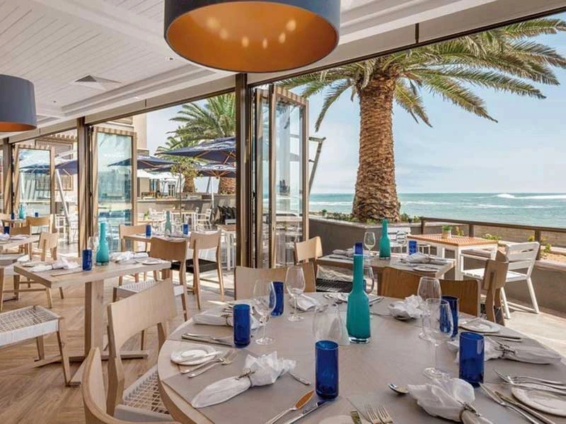 Namibia Familienreise Swakopmund Komfort Unterkunft Terrasse mit Meerblick