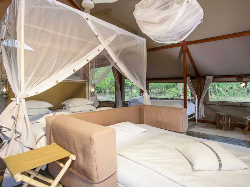 Namibia Familienreisen Etosha Unterkunft außerhalb des Parks Osten