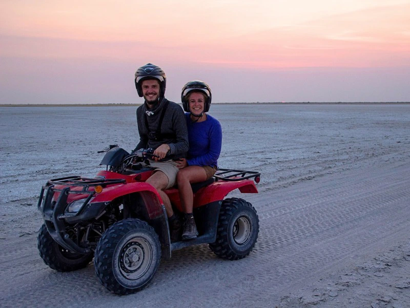 Quadtour Makgadikgadi Salzpfannen Botswana