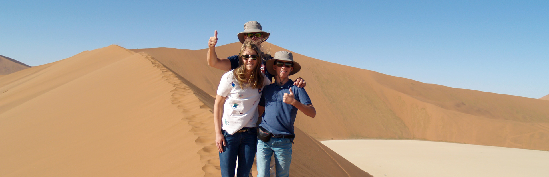 Familie Sossusvlei Namibia
